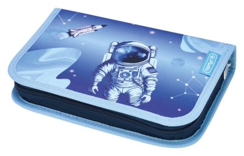 -: Penál plný 2 chlopně - Kosmonaut