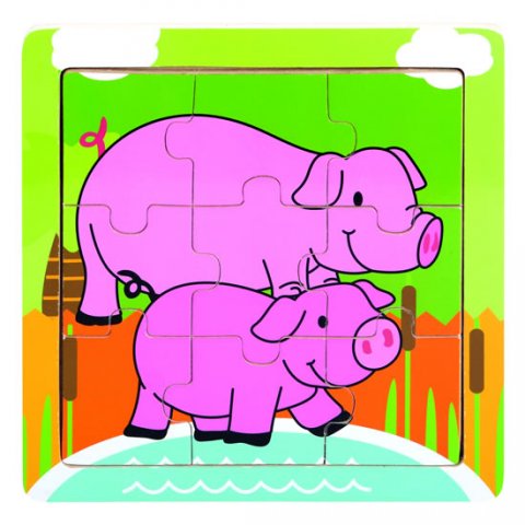 neuveden: Puzzle prasátka neuveden: Puzzle prasátka