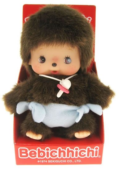 neuveden: Monchhichi 15cm - kluk modré kalhotky (Mončiči) neuveden: Monchhichi 15cm - kluk modré kalhotky (Mončiči)