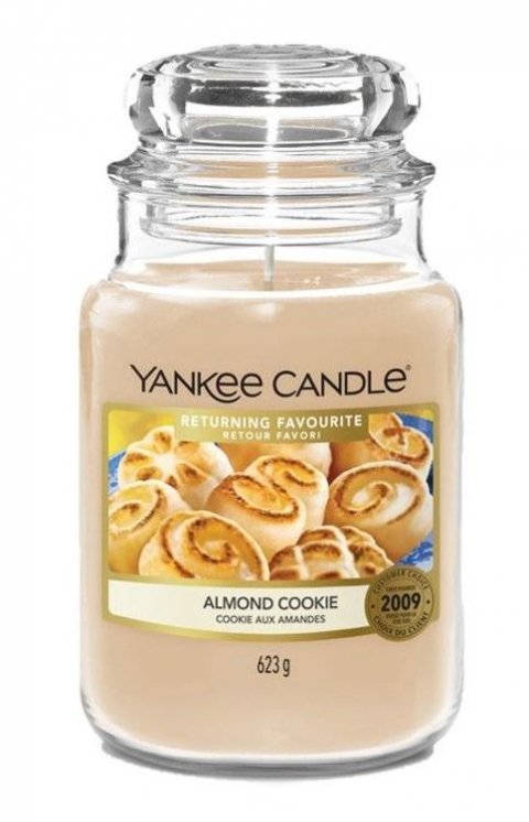 neuveden: YANKEE CANDLE Almond Cookie svíčka 623g