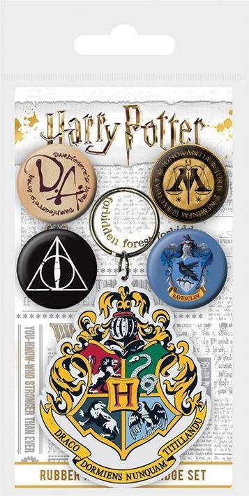 neuveden: Harry Potter Sada odznaků a klíčenky