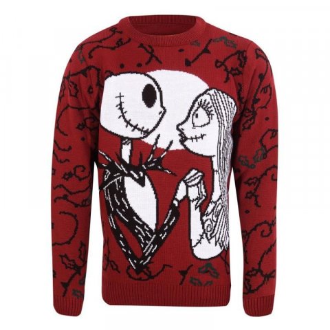 neuveden: The Nightmare Before Christmas vánoční svetr - Jack and Sally (velikost S)