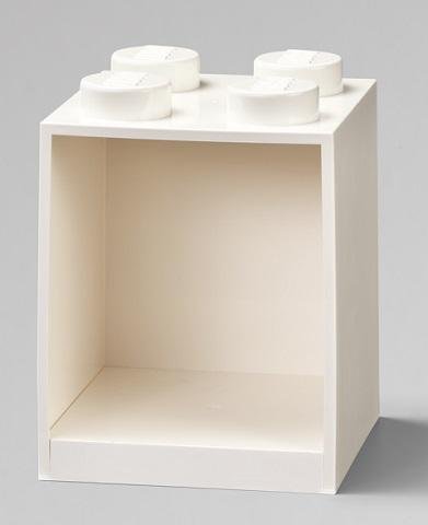 neuveden: Police nástěnná LEGO Brick 4 - bílá