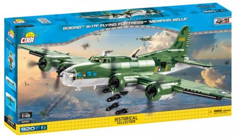 neuveden: Stavebnice COBI - II WW Boeing B-17F Memphis Belle, 1:48, 920 kostek, 1 fig