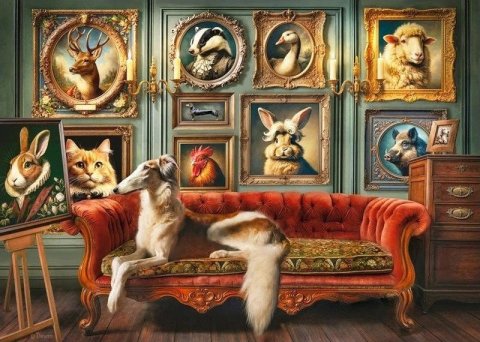 neuveden: Cherry Pazzi Puzzle - The Aristocratic Menagerie 1000 dílků