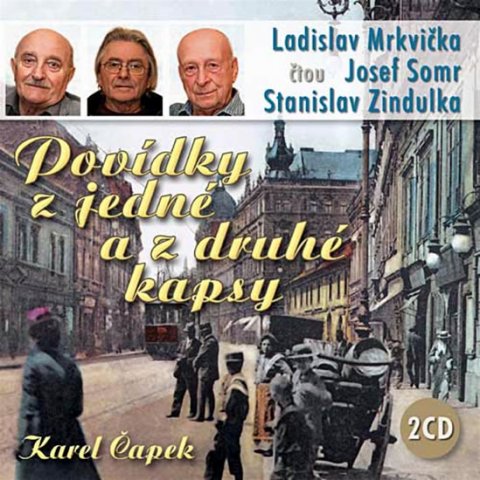 Čapek Karel: Povídky z jedné a z druhé kapsy - 2CD - audiokniha