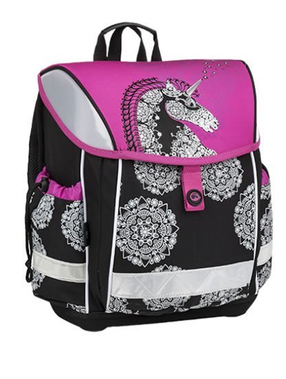 neuveden: Bagmaster Školní aktovka pro prvňáčky LIM 9 A PINK/BLACK/WHITE