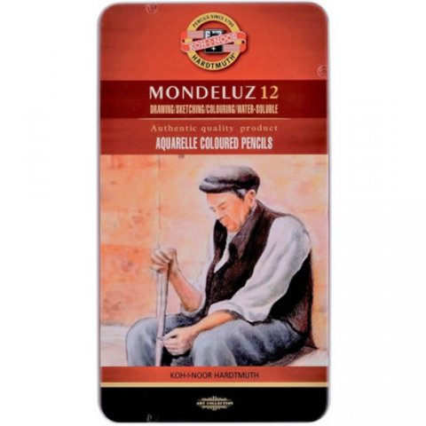neuveden: Koh-i-noor pastelky akvarelové umělecké MONDELUZ souprava 12 ks v plechové neuveden: Koh-i-noor pastelky akvarelové umělecké MONDELUZ souprava 12 ks v plechové