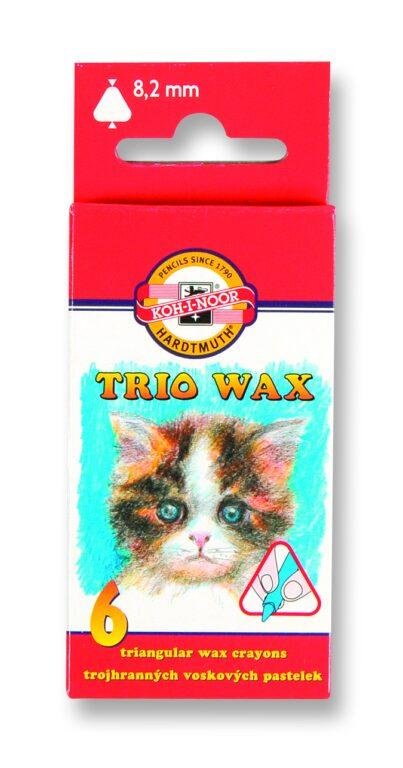 neuveden: Koh-i-noor voskovky TRIO WAX 6ks/8,2 mm neuveden: Koh-i-noor voskovky TRIO WAX 6ks/8,2 mm