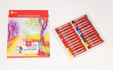 neuveden: Koh-i-noor olejové křídy GIOCONDA - 24 ks