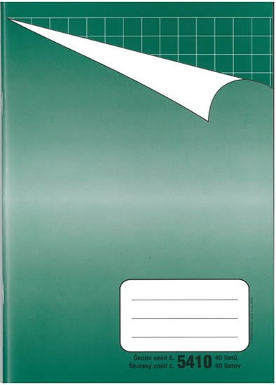neuveden: Školní sešit BOBO 5410 bezdřevý