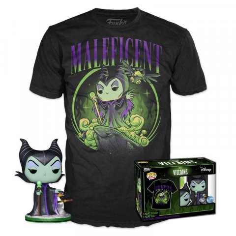 neuveden: Funko POP  Tee: Disney Villains - Maleficent (velikost trička M)