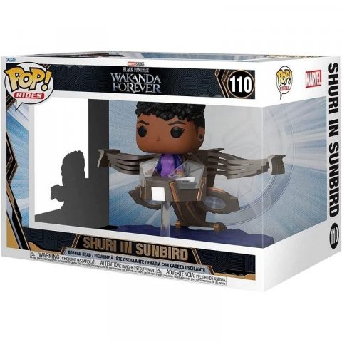 neuveden: Funko POP Ride: Black Panther Wakanda Forever - Shuri in Sunbird (super del