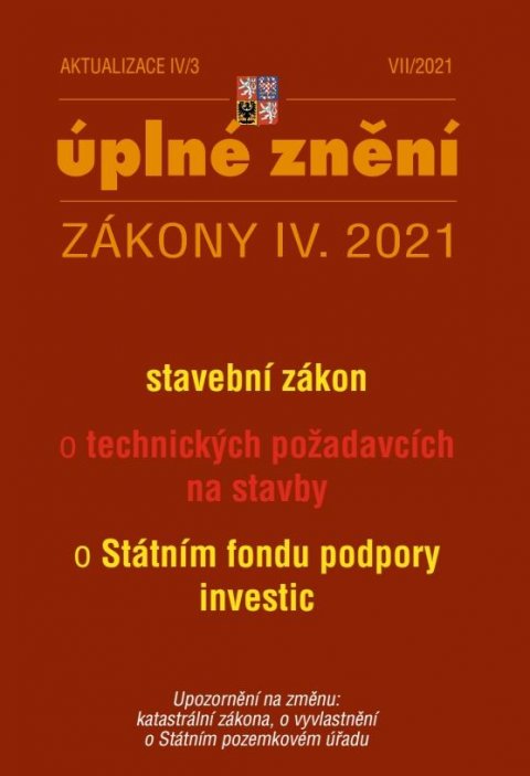 kolektiv autorů: Aktualizace IV/3 Zákon o technických požadavcích na stavby