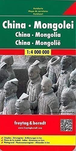 neuveden: Čína, Mongolsko 1:4 000 000
