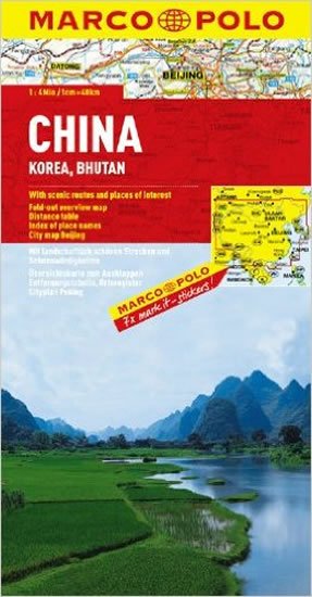 neuveden: Čína,Korea,Bhutan/mapa1:4M MD neuveden: Čína,Korea,Bhutan/mapa1:4M MD