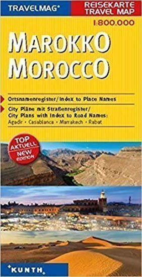 neuveden: Maroko/Travelmag 1:800T KUN