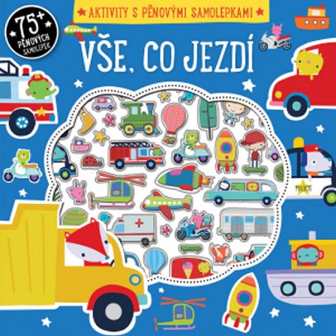 Machell Dawn: Vše, co jezdí - Aktivity s pěnovými samolepkami Machell Dawn: Vše, co jezdí - Aktivity s pěnovými samolepkami