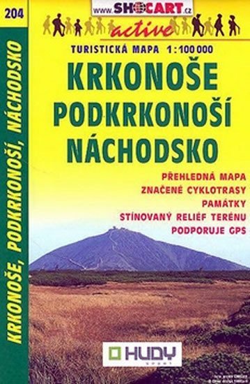 neuveden: SC 204 Krkonoše, Podkrkonoší, Náchodsko 1:100 000