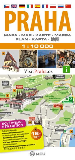 neuveden: Praha - plán města 1:10 000