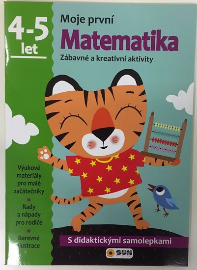 neuveden: Moje první matematika 4-5 let - s didaktickými samolepkami