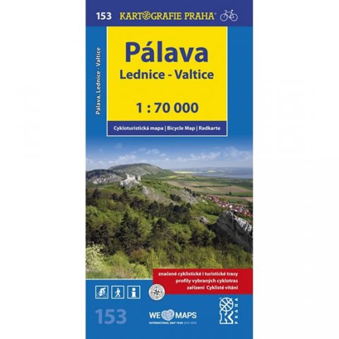 neuveden: 1: 70T(153)-Pálava, Lednice-Valtice (cyklomapa)