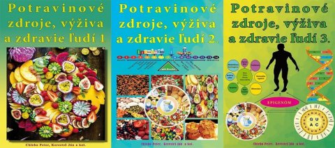 Chlebo Peter: Potravinové zdroje, výživa a zdravie ľudí 1.-3. diel (Komplet)