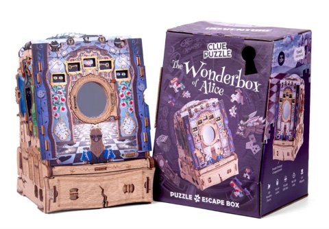 -: Hlavolam - The Wonderbox of Alice - Jigsaw puzzle box