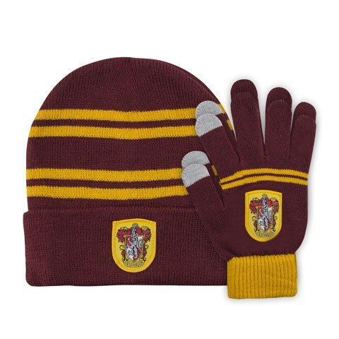 neuveden: Harry Potter Set Nebelvír (Čepice a rukavice)
