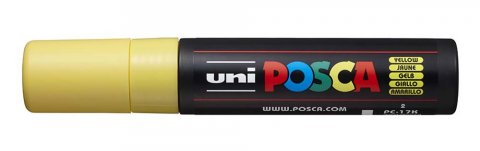 neuveden: POSCA akrylový popisovač / žlutý 15 mm