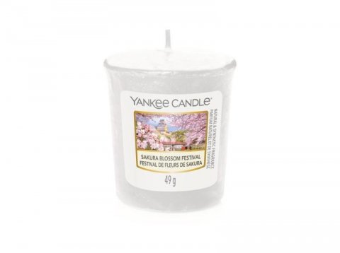neuveden: YANKEE CANDLE Sakura Blossom Festival svíčka 49g votivní