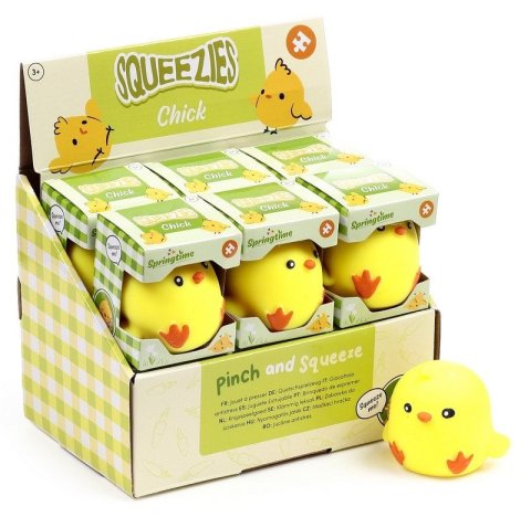 -: Natahovací hračka Squeezy - Jaro, Králík, Kuřátko (mix)