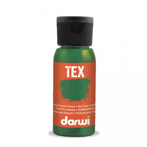 neuveden: DARWI TEX barva na textil - Zelená moos 50 ml