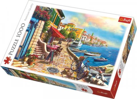 neuveden: Trefl Puzzle Prosluněné nábřeží / 1000 dílků
