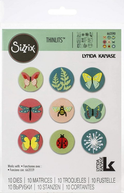 neuveden: SIZZIX Thinlits vyřezávací kovové šablony - drobná zvířata