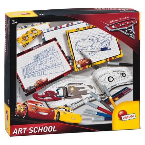 neuveden: Cars 3 Art School - Kreslící sada
