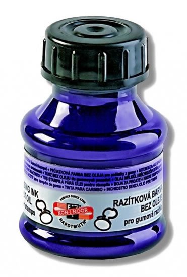 neuveden: Koh-i-noor razítková barva 50 g modrá neuveden: Koh-i-noor razítková barva 50 g modrá