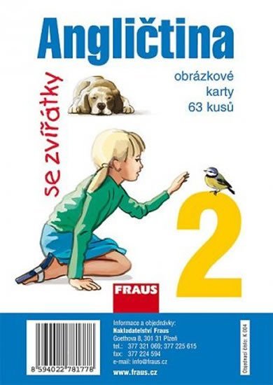 neuveden: Angličtina se zvířátky 2 - obrázkové karty