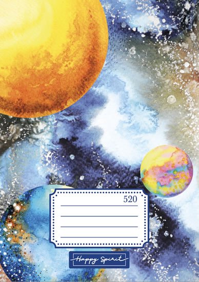 neuveden: Školní sešit 520 Vesmír - Sešity