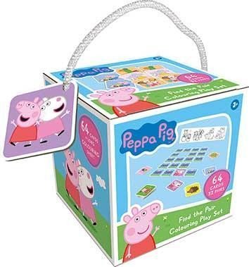 neuveden: Peppa Pig - Pexeso na cesty s omalovánkami