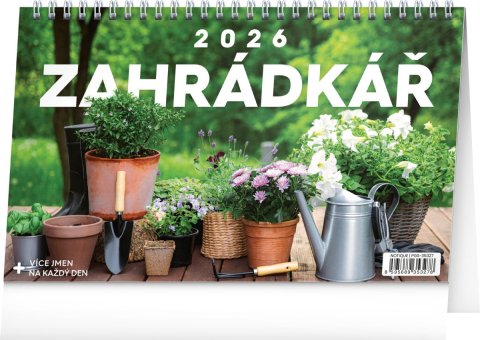 neuveden: Kalendář 2026 stolní: Zahrádkář, 23,1 x 14,5 cm