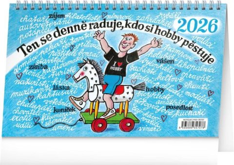 neuveden: Kalendář 2026 stolní: Naše hobby - Kamila Skopová, 23,1 x 14,5 cm neuveden: Kalendář 2026 stolní: Naše hobby - Kamila Skopová, 23,1 x 14,5 cm