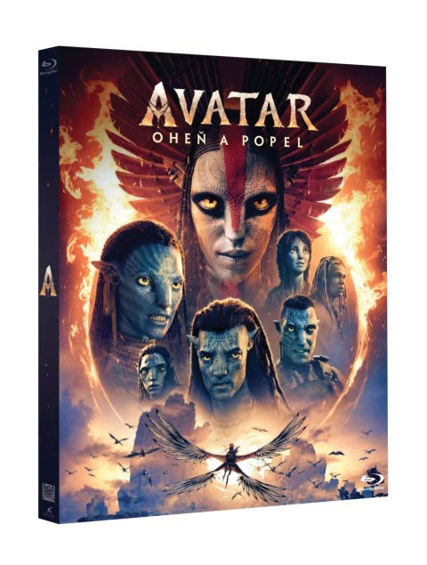 : Avatar: Oheň a popel 2BD (BD + BD bonus disk) - Edice v rukávu BD