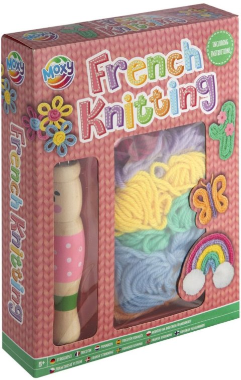 neuveden: Francouzské pletení růžová