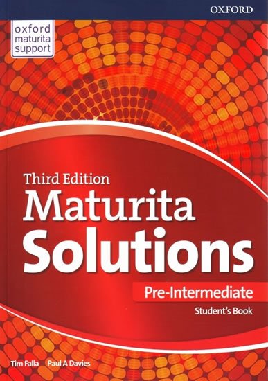 Falla Tim: Maturita Solutions Pre-Intermediate Student´s Book 3rd (CZEch Edition)