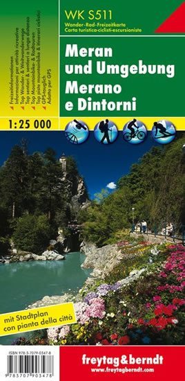 neuveden: WKS 511 Meran a okolí 1:25 000 / turistická mapa