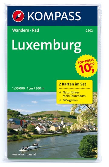 neuveden: Luxemburg 2202, 2 mapy / 1:50T KOM neuveden: Luxemburg 2202, 2 mapy / 1:50T KOM