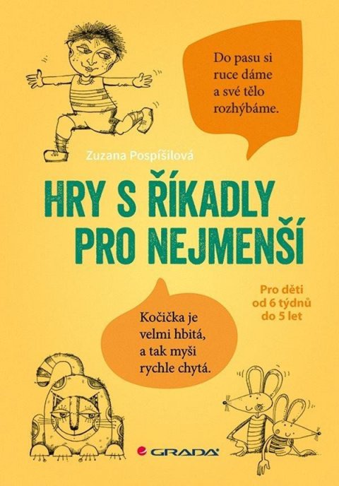 Pospíšilová Zuzana: Hry s říkadly pro nejmenší - Pro děti od 6 týdnů do 5 let Pospíšilová Zuzana: Hry s říkadly pro nejmenší - Pro děti od 6 týdnů do 5 let