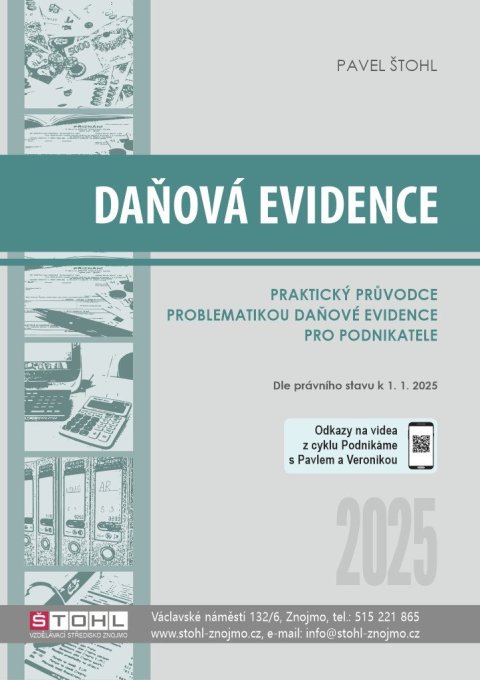 Štohl Pavel: Daňová evidence 2025