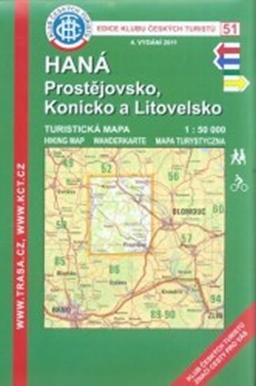 neuveden: Kčt 51- Haná, Prostějovsko, Konicko a Litovelsko